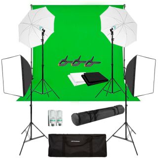 Foto video tdio kit ( 4x svetlo, 4x pozadie )
