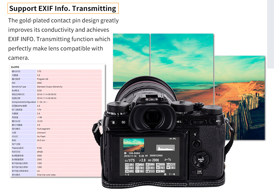 adapter Commlite Canon EF Fujifilm X