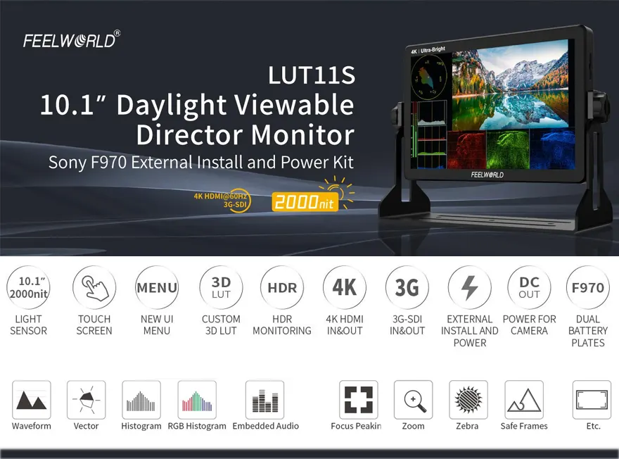 monitor feelworld lut 11