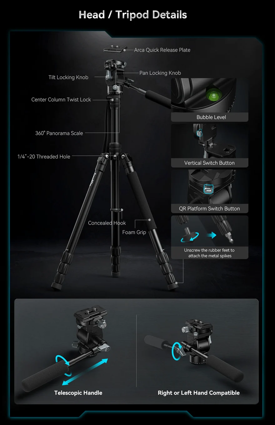 smallrig videostativ 4307