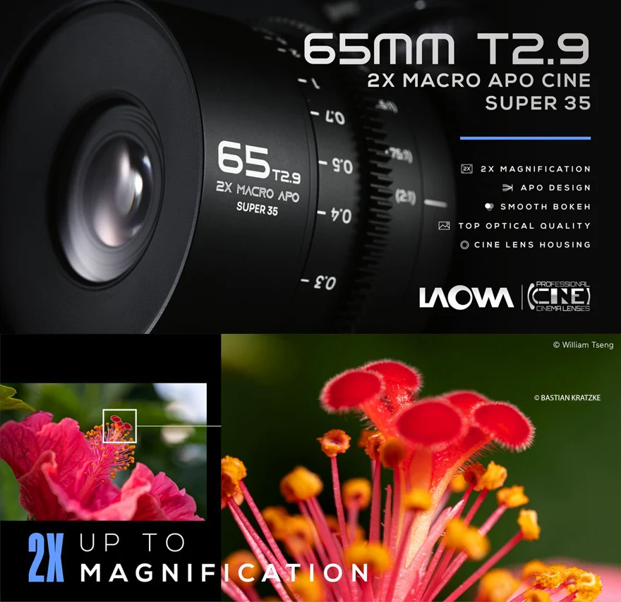 Laowa 65mm T2.9 2x Macro APO Super35