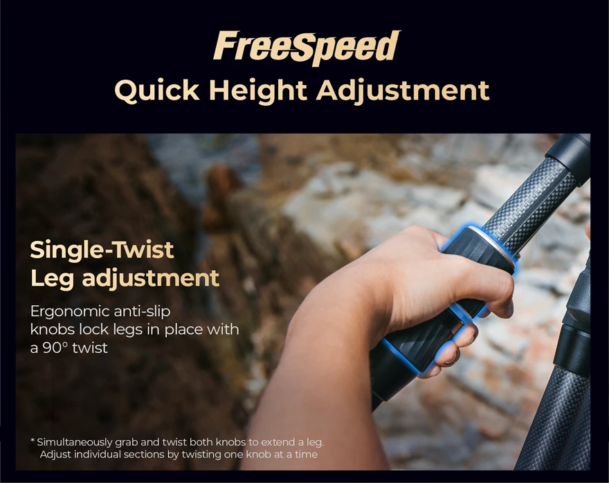 SmallRig 4643 Carbon Fiber Tripod Kit