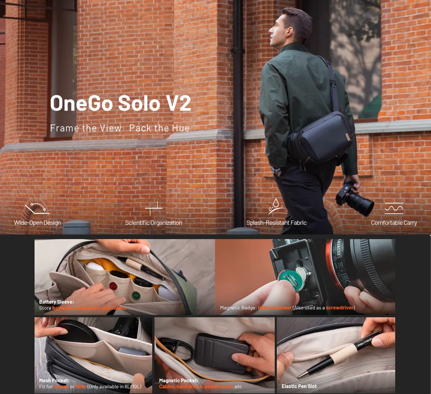 PGYTECH OneGo Solo Sling Bag V2 6L