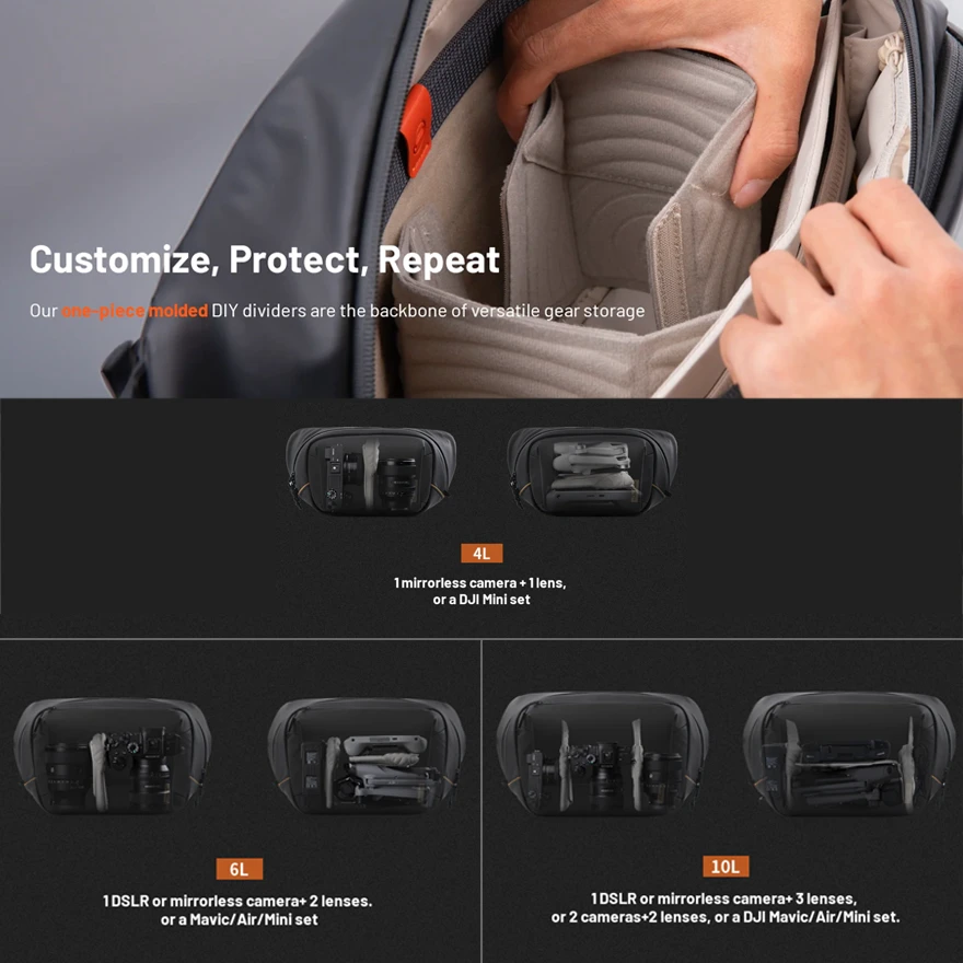 PGYTECH OneGo Solo Sling Bag V2 6L