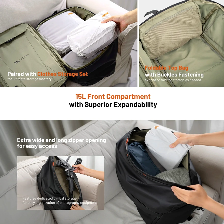 PGYTECH OneMo Travel Backpack 35L