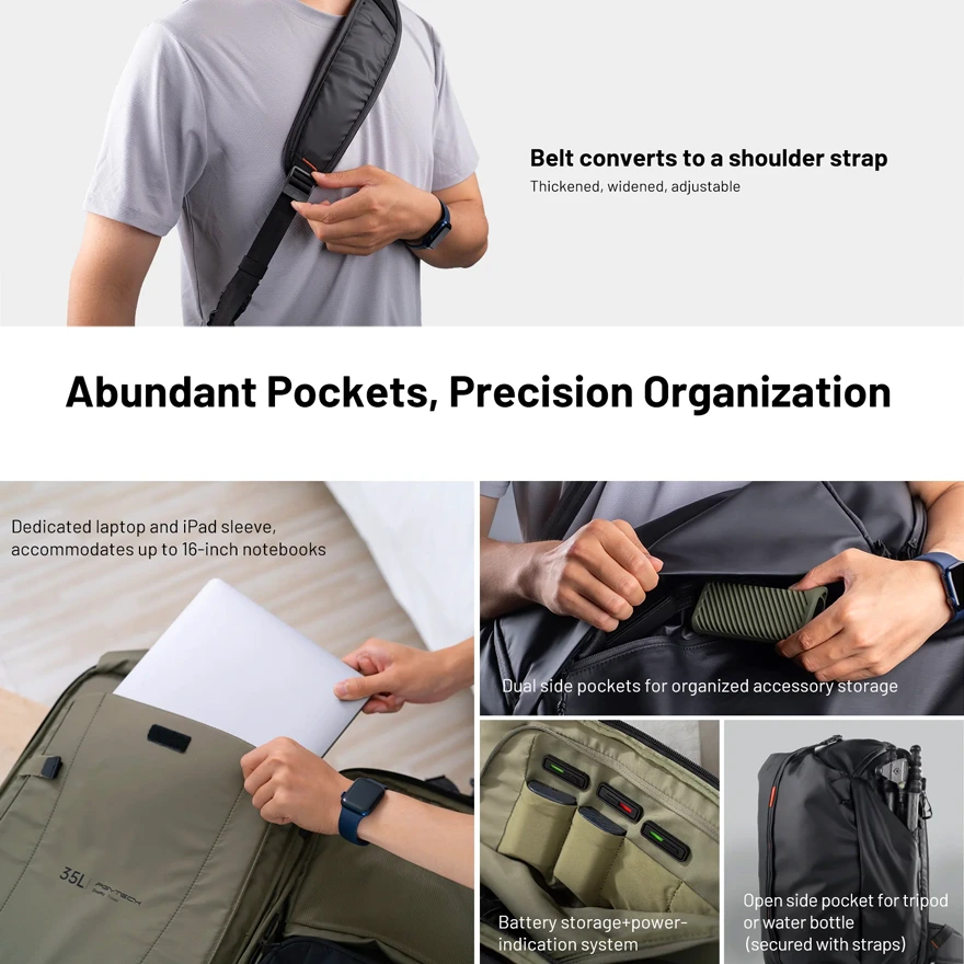 PGYTECH OneMo Travel Backpack 35L