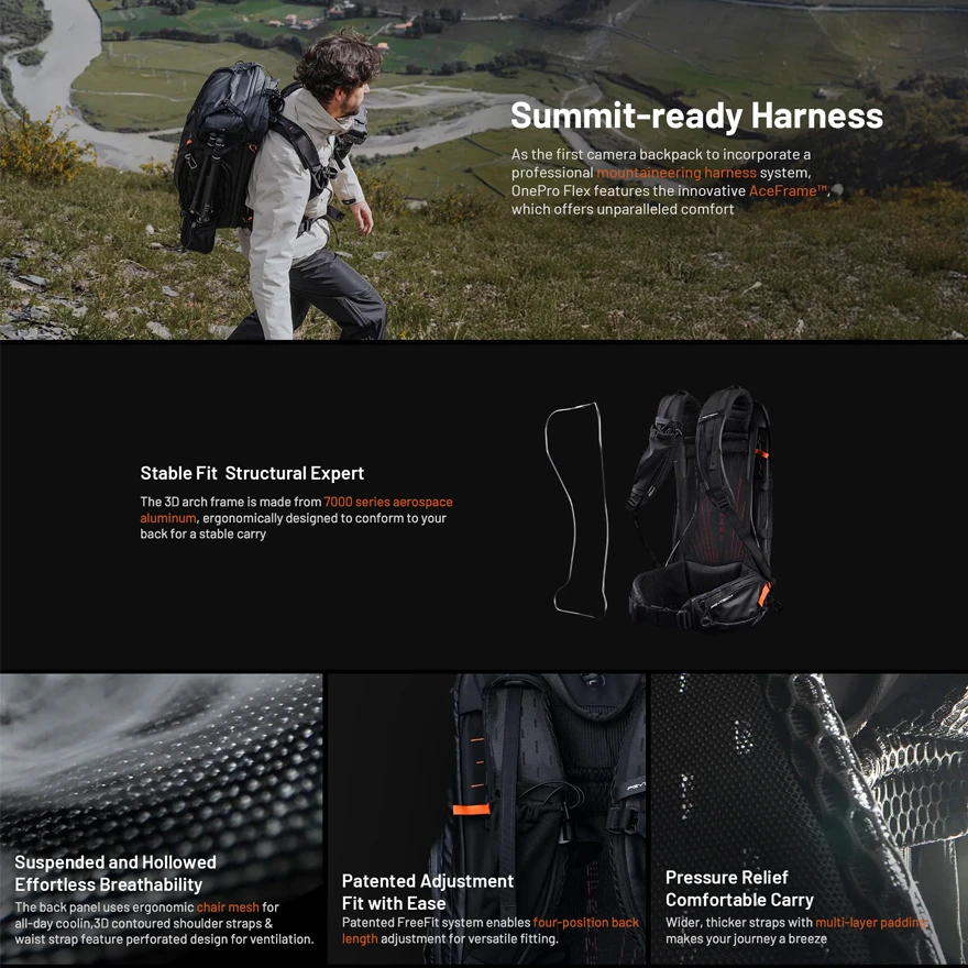 PGYTECH OnePro Focux Backpack 35L