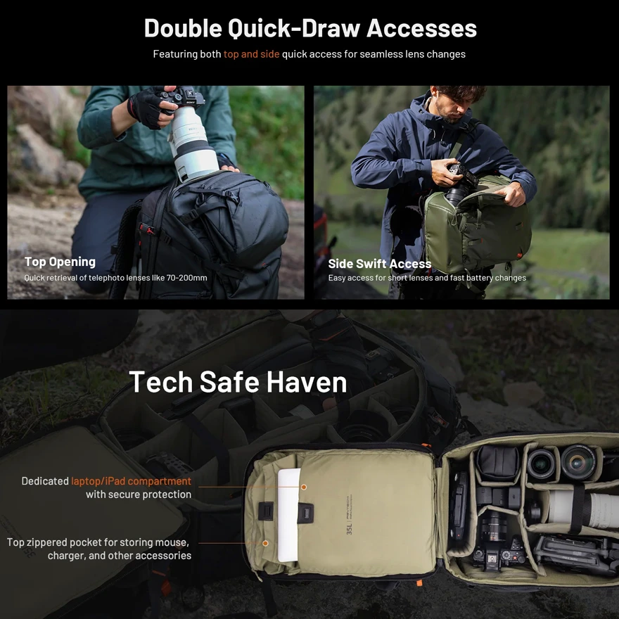 PGYTECH OnePro Focux Backpack 35L