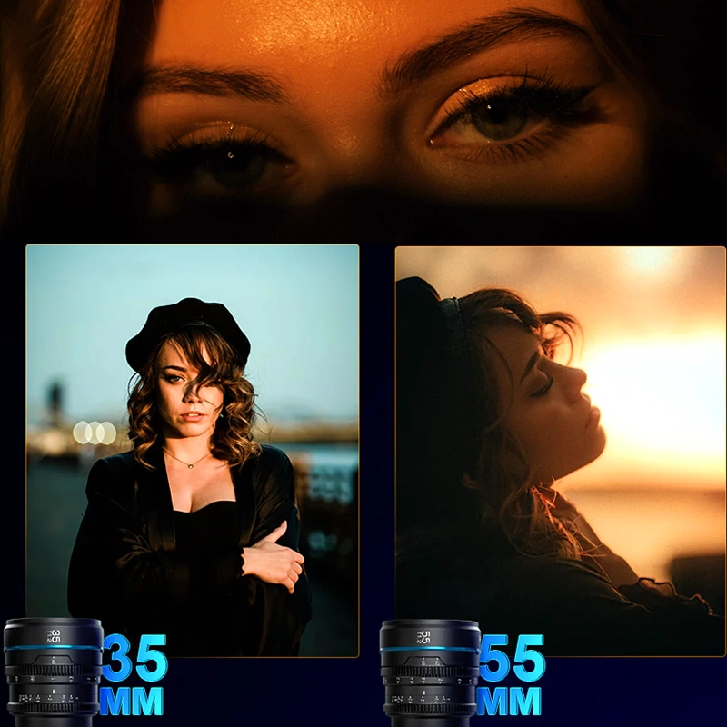 SIRUI Cine Nightwalker S35 Kit 24/35/55mm T1.2 pre Fujifilm X