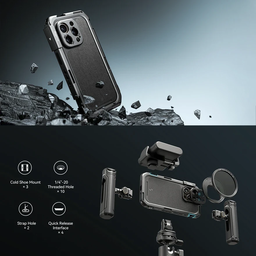 SmallRig Mobile Dual Handheld Kit for iPhone 16 Pro Max 5005