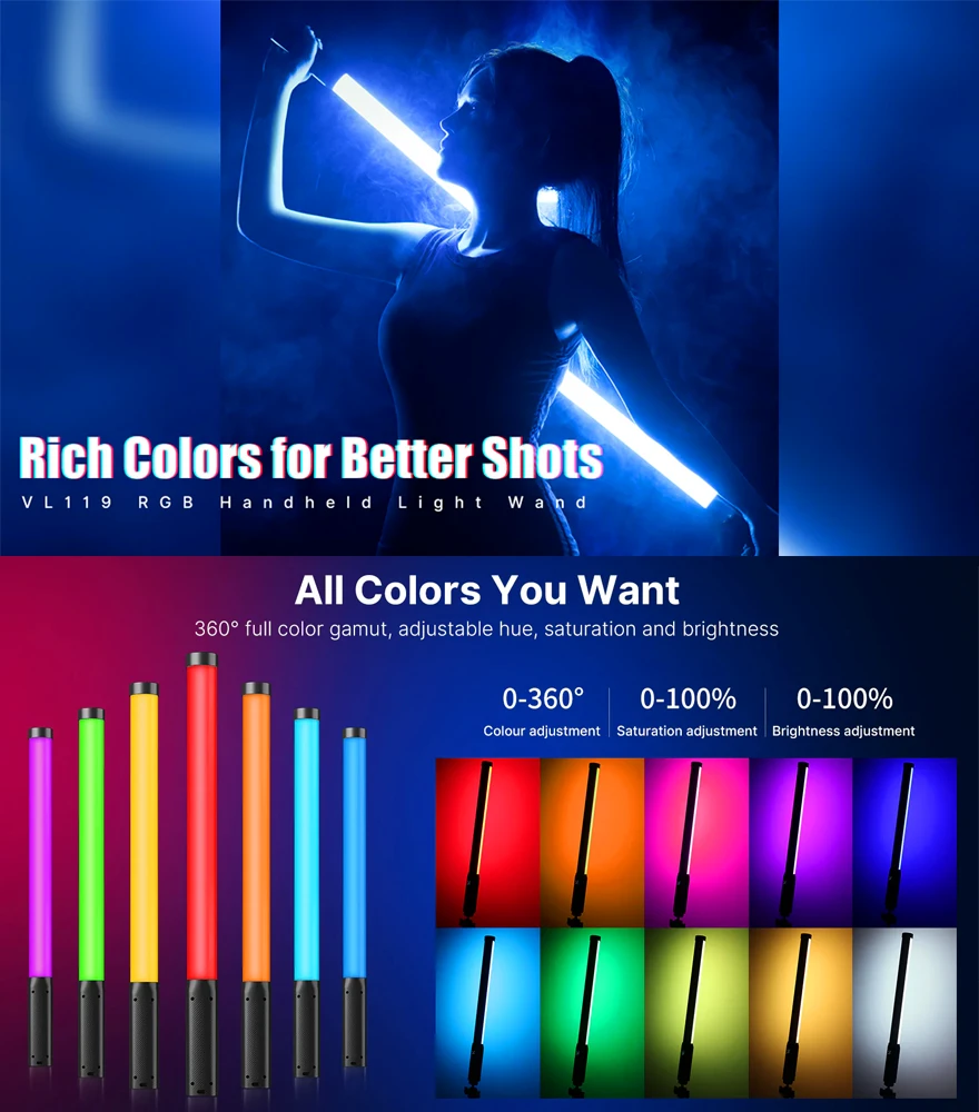 Ulanzi RGB LED Stick VL119