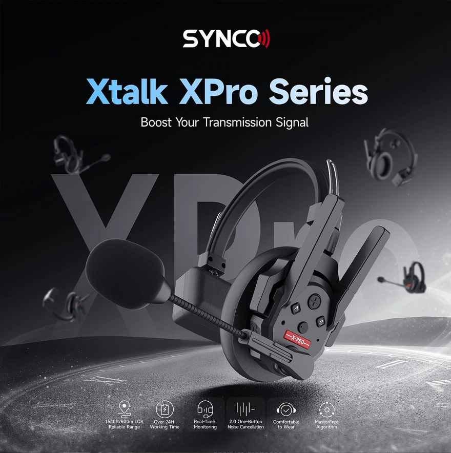 SYNCO Xtalk XPro-2 Headset 2,4GHz