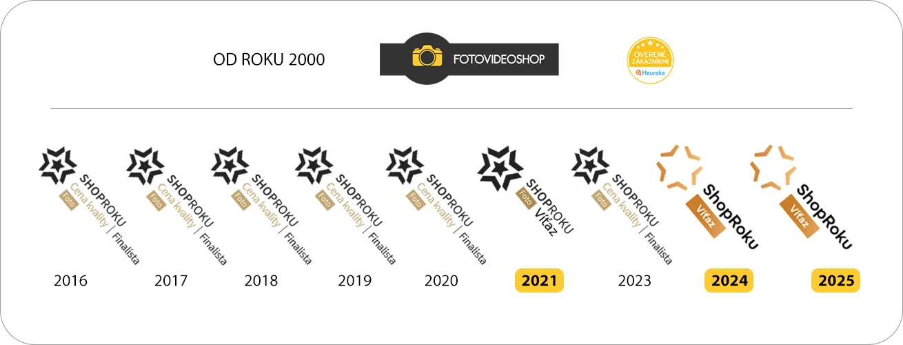 Shop roku 2025 - Fotovideoshop - Cena kvality