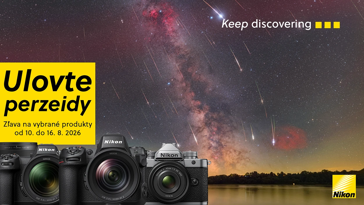 Nikon akcia Perzeidy 2026