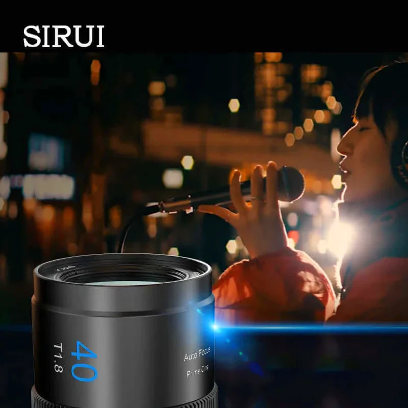 Sirui 40mm T1.8 1.33x S35 AF Anamorphic Lens