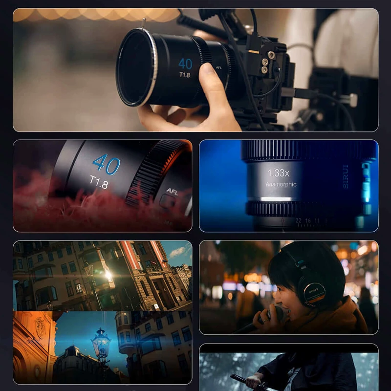 Sirui 40mm T1.8 1.33x S35 AF Anamorphic Lens