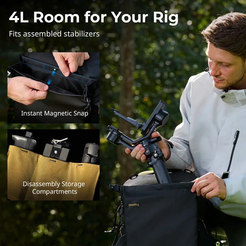 SmallRig 6521 Profesion�lny fotobatoh 25L (black)