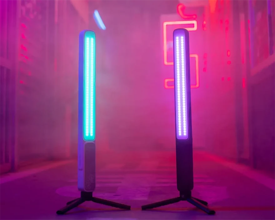 Ukka rznych farebnch nastaven LED aj RGB trubicovho svetla FR100C