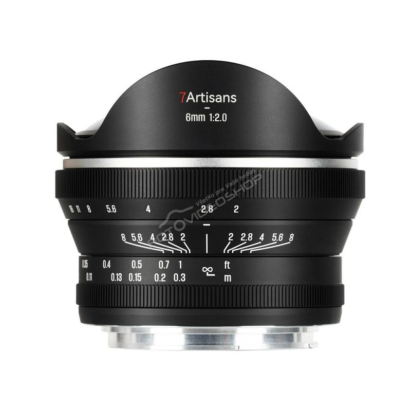 7Artisans 6mm f/2 Fisheye Canon RF (APS-C)