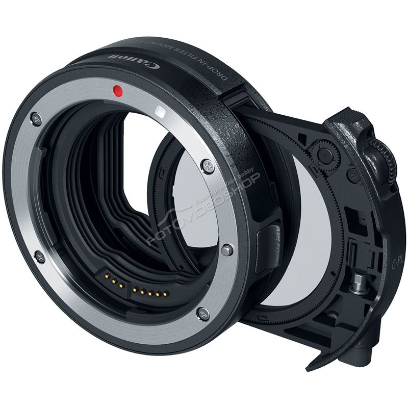 Canon Drop-In Filter Mount Adapter EF-EOS R + Circular Polarizer Filter