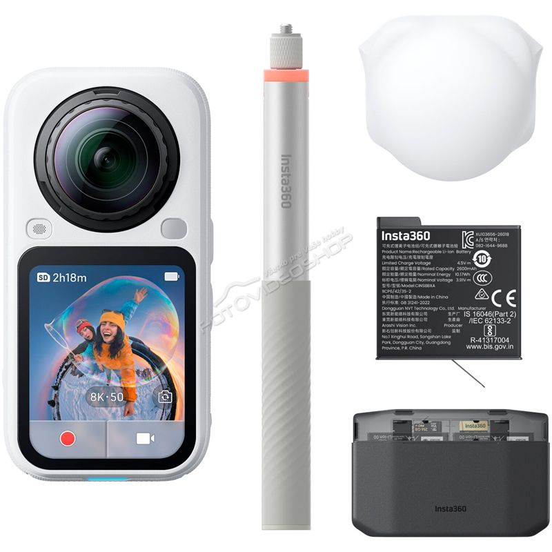 Insta360 X6 Essentials Bundle (biela)