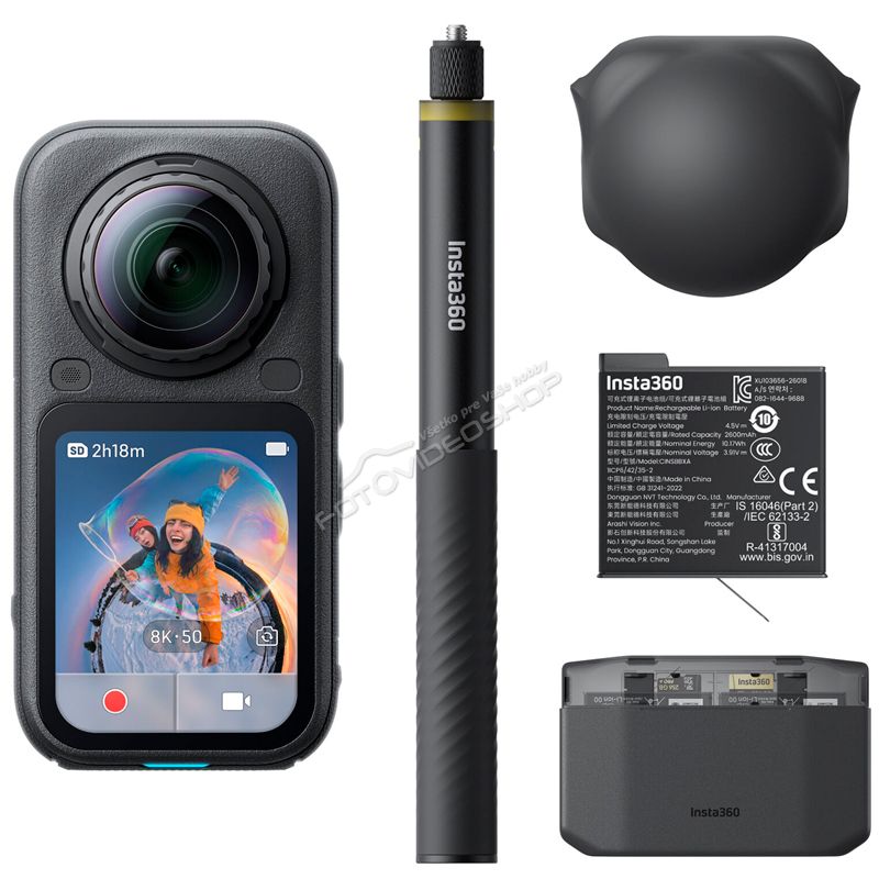 Insta360 X6 Essentials Bundle (čierna)