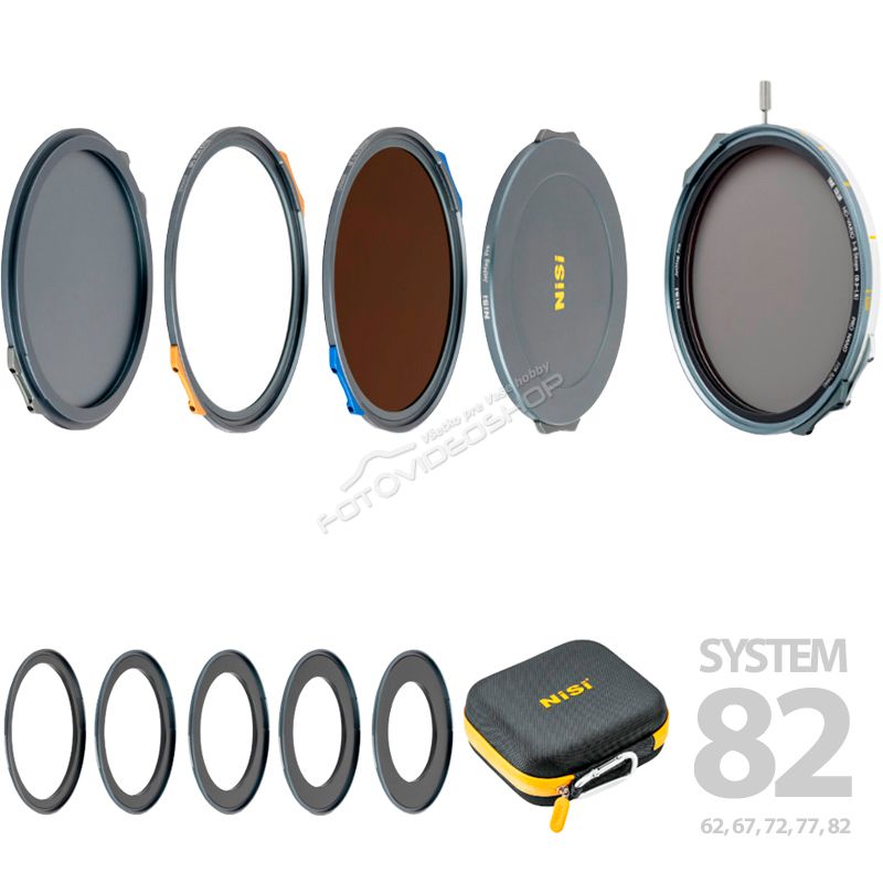 NiSi JetMag Pro VND 1-9 Stop Mist Creator Kit (67, 72, 77, 82mm)