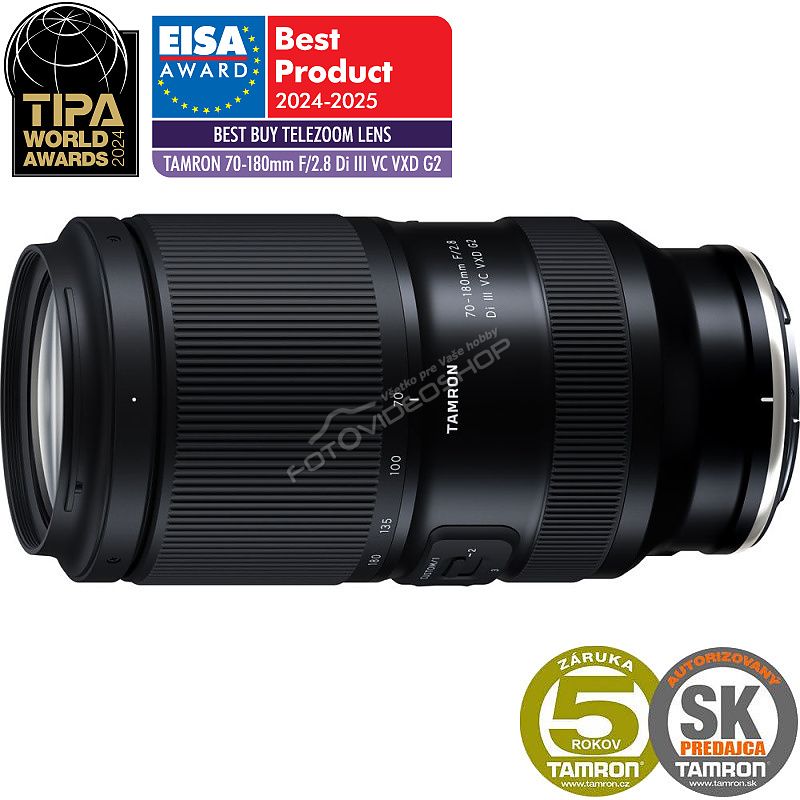 Tamron 70-180mm F/2.8 Di III VC VXD G2 Nikon Z (5 rokov záruka)