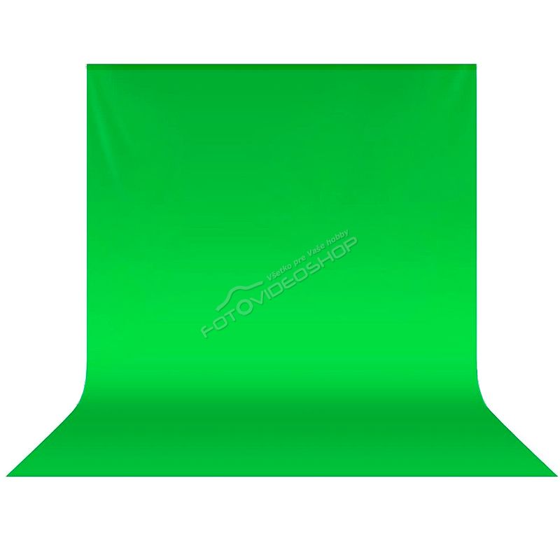 Textilné fotopozadie 3 x 3 m Chromagreen ( bavlna 140 g/m² )