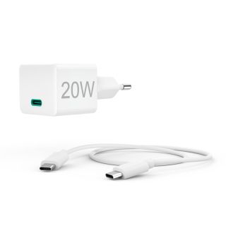 Nab�ja�ka USB-C PD/QC 20W + k�bel 1m