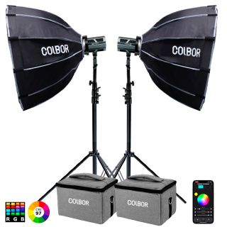 2x COLBOR CL60R RGB LED kit