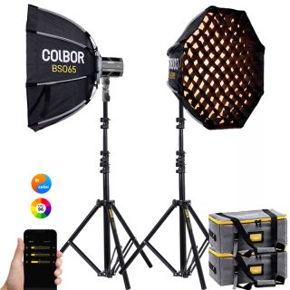 Colbor 2x CL100X Bi-Color LED KIT 2700K-6500K