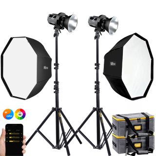 Colbor 2x CL100X Bi-Color LED KIT 2700K-6500K