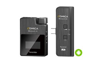 Comica BoomX-D UC1 bezdrtov mikroport pre podcast, rozhovory (pre Smartphone a tablety)