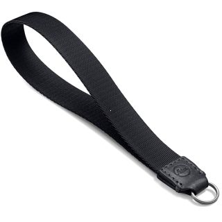 Leica Wrist Strap, fabric, leather, black