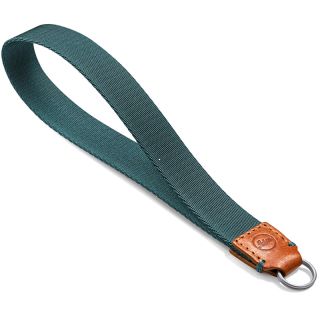 Leica Wrist Strap, fabric, leather, cognac  petrol