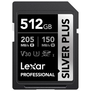 Lexar Professional SILVER PLUS SDXC R205/W150 (V30) 512GB