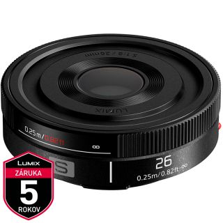 Panasonic LUMIX S 26 mm f/8,0 Pancake (MF)