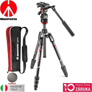 Manfrotto Befree live Carbon fibre tripod twist (MVKBFRTC-LIVE) videostatv do 4 kg