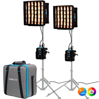 Nanlite PavoSlim 60B Bi-Color LED Panel 2-Light Kit