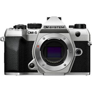 OM System OM-5 Mark II telo, strieborn