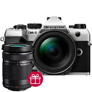 OM System OM-5 Mark II + M.ZD 12-45mm F4 PRO, Strieborn� kit