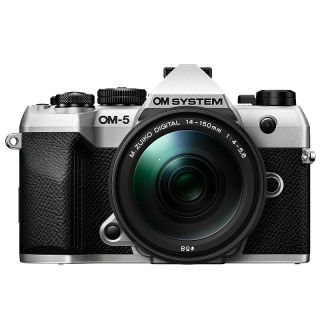 OM System OM-5 Mark II + M.ZD 14-150mm F4-5.6 II, Strieborn kit