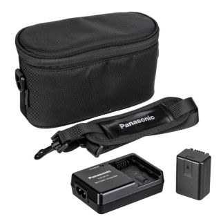 Panasonic camcorder starter kit (batria + nabjaka + braa)