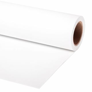 Papierov pozadie 1,38 m x 11 m - arktick biela