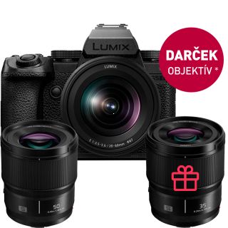 PANASONIC LUMIX DC-S5II + 20-60 mm + 50 mm f1,8