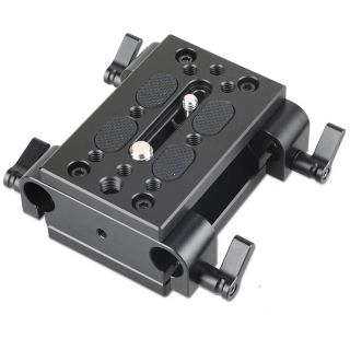 SMALLRIG  798 Baseplate w/ Dual 15mm Rod Clamp