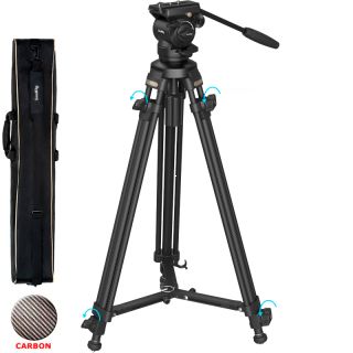 SMALLRIG 4685 AD-50 CARBON Lightweight Video Tripod Kit