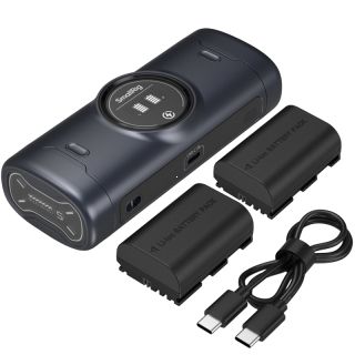 SmallRig 5695 nab�jacie puzdro + 2 bat�rie LP-E6P