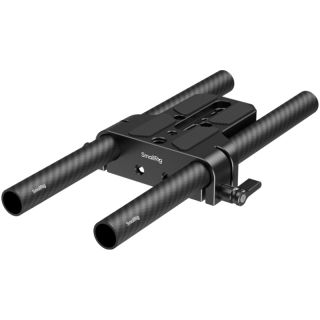 SmallRig 5609 Bottom Mount Plate with Dual 15mm Rod Clamp